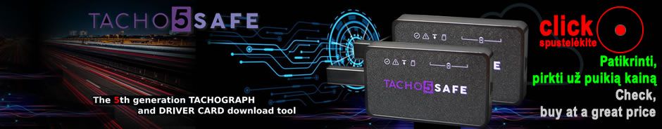 Tacho5Safe - the latest tachograph reader